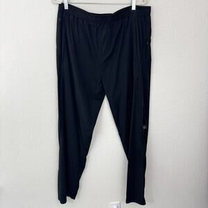 Rhone Mens Lightweight Nylon Active Pants Size XL Drawcord Athleisure Black